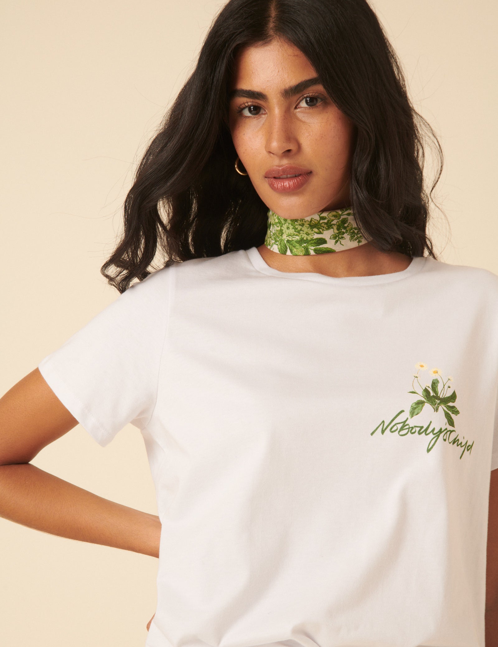 White Fruit Graphic T-Shirt