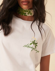 White Fruit Graphic T-Shirt