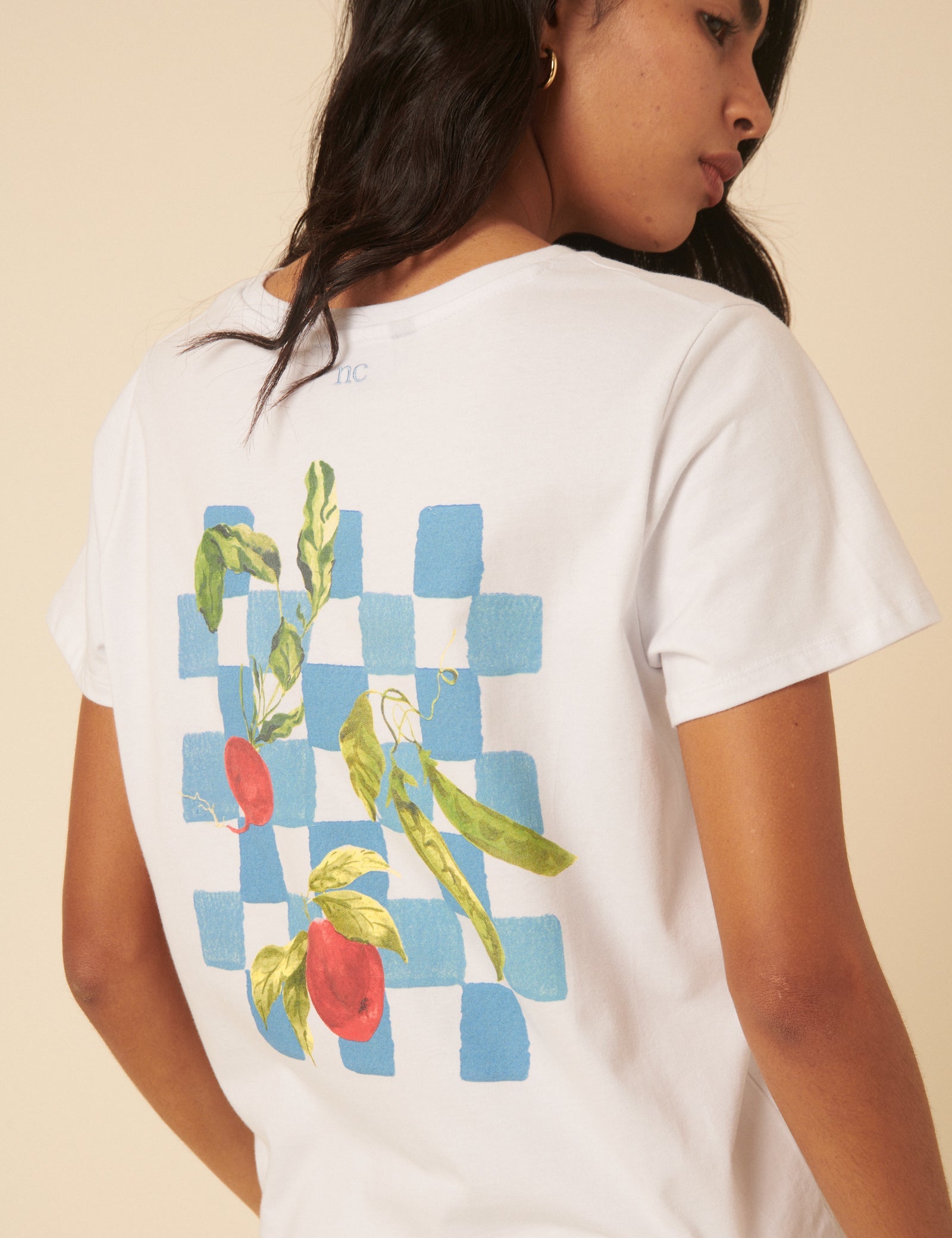 White Fruit Graphic T-Shirt