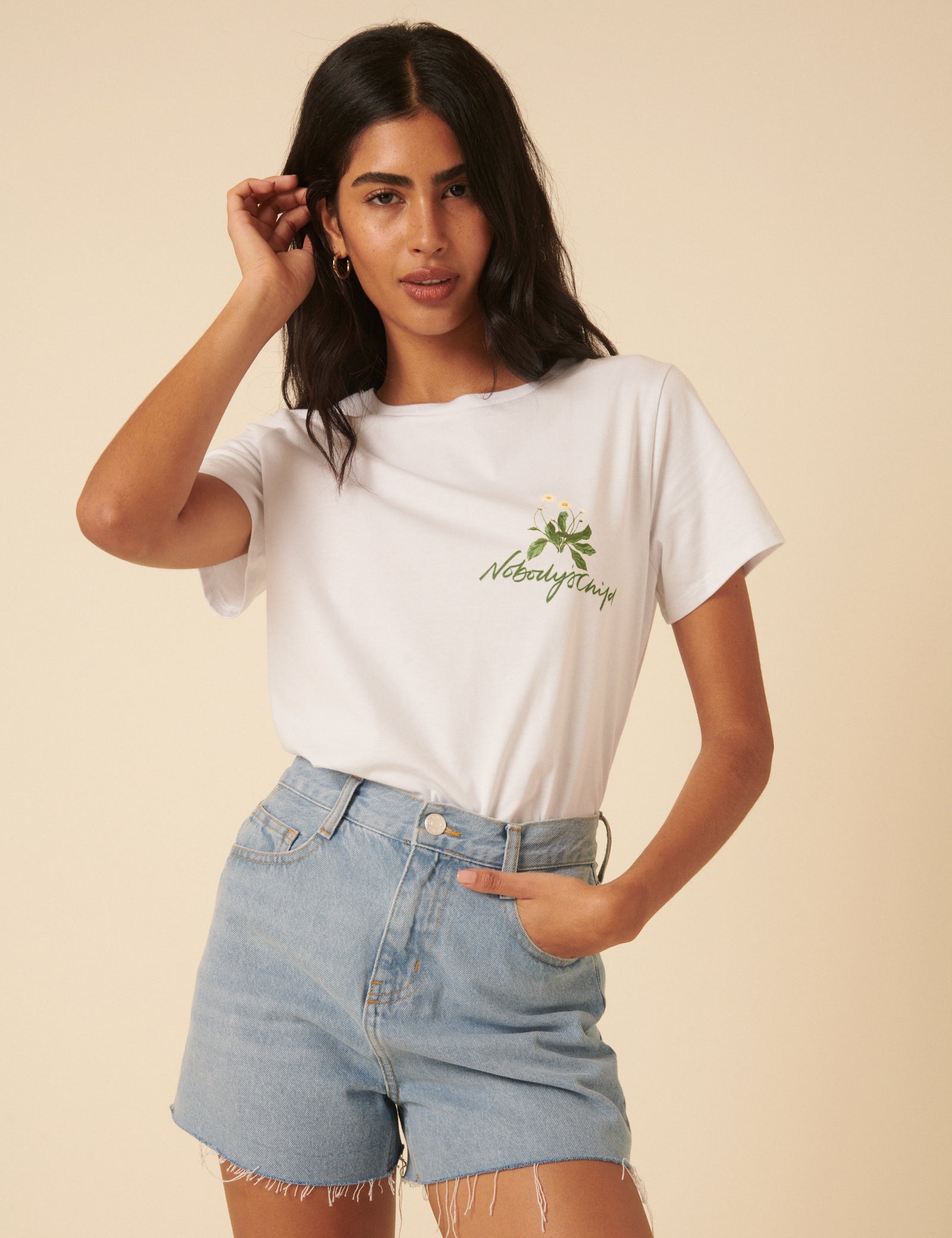 White Fruit Graphic T-Shirt