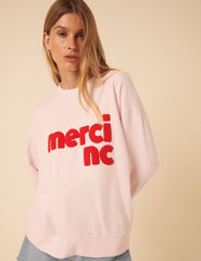 Pink Merci Graphic Sweatshirt