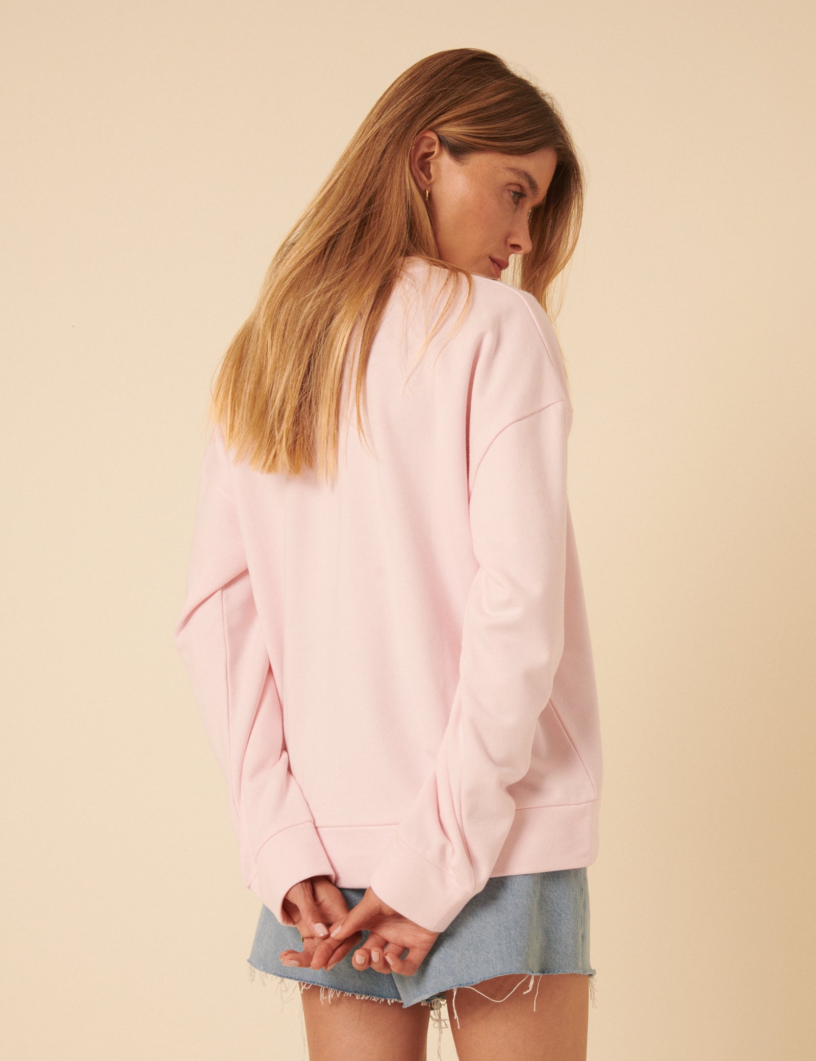 Pink Merci Graphic Sweatshirt