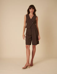 Chocolate Brown Waistcoat