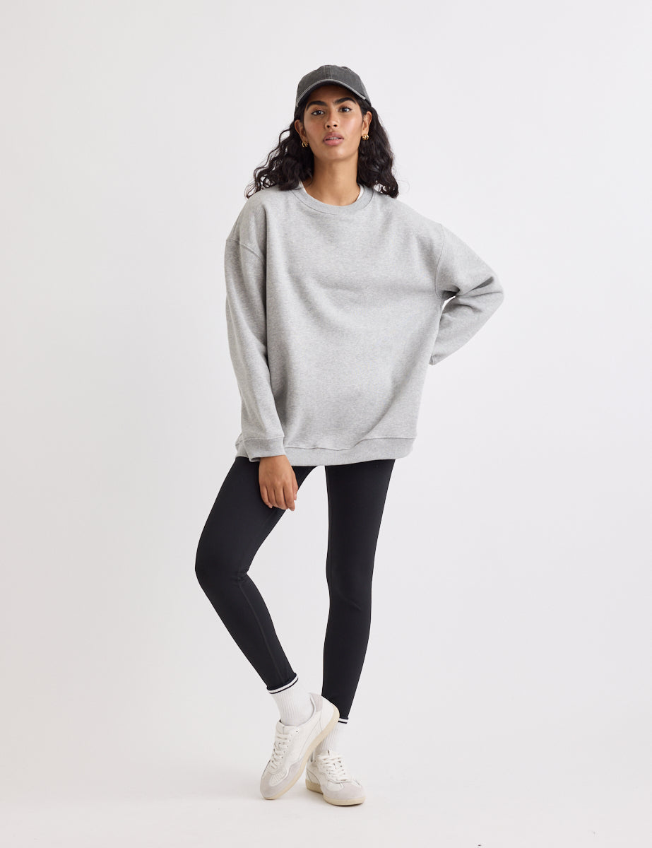 Grey Crew Neck Sweatshirt