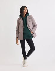 Green Longline Hoodie