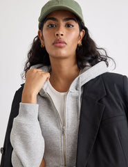 Grey Zip Through Hoodie