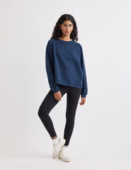Navy Boxy Sweatshirt