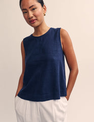 Navy Swing Top