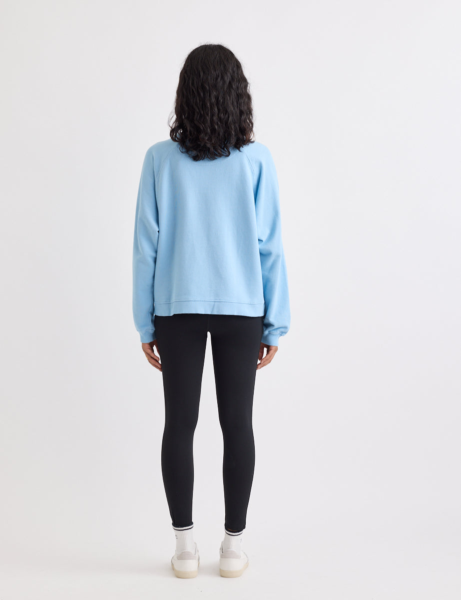 Blue Boxy Sweatshirt