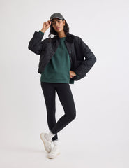 Green Boxy Sweatshirt