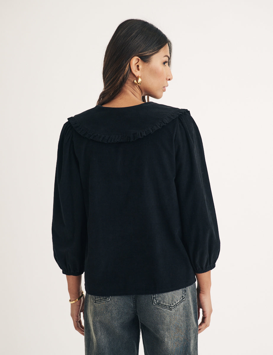 Black Cord Emmie Blouse