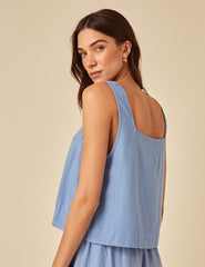 Blue Swing Top