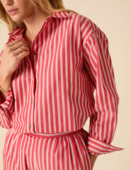 Red And White Striped Shirt