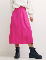Pink Spot Jaquard Sadie Co-Ord Skirt