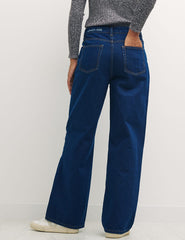 Fearne Cotton Wide Leg High-Rise Jean in Indigo