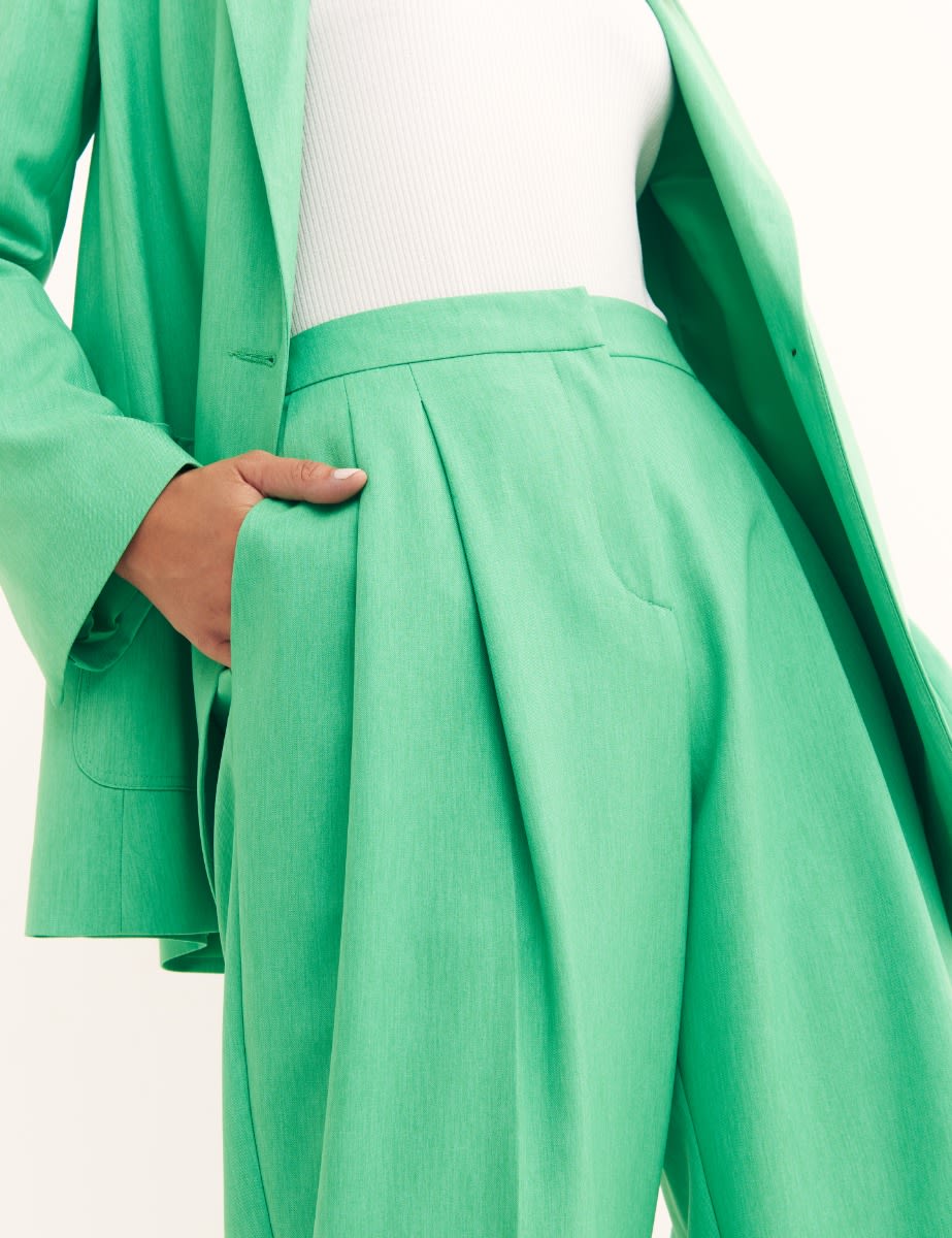 Green Bonnie Tailored Trouser