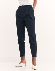 Black Sandy Slim Leg Trouser