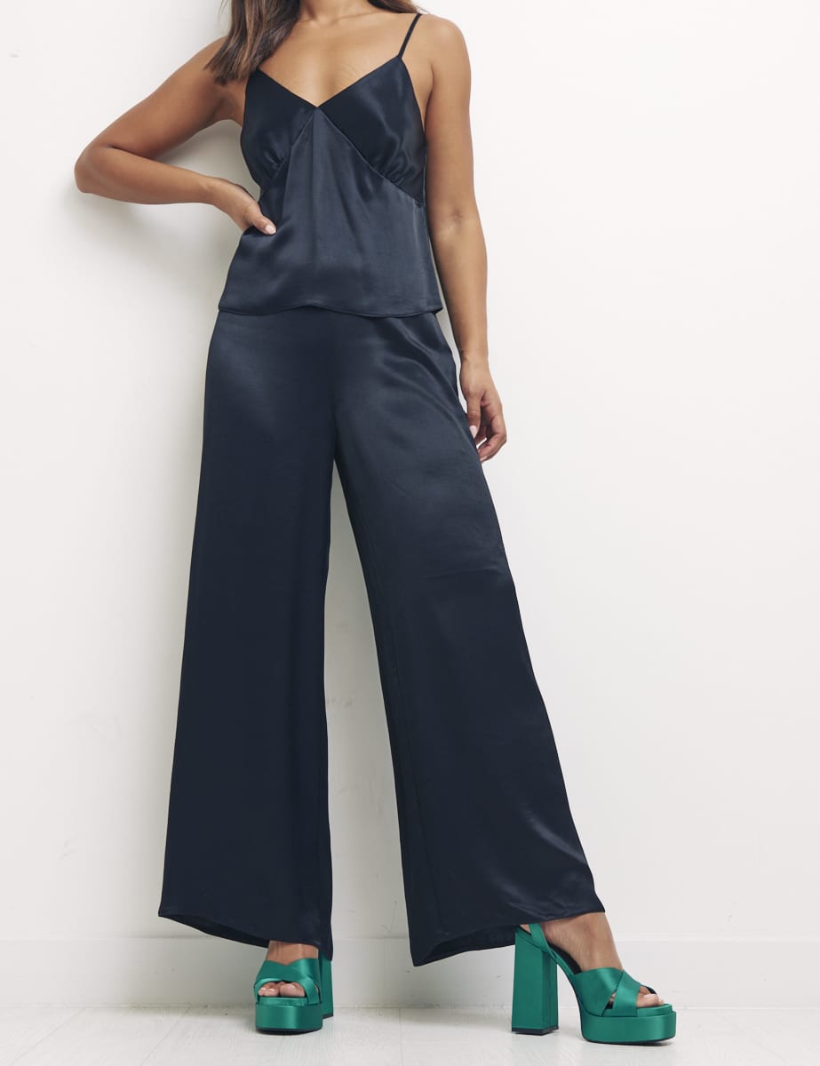 Black Plain Cora Trouser