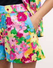 Cotton Floral Shorts
