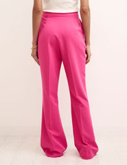 Pink Frankie Kick Flare Trousers