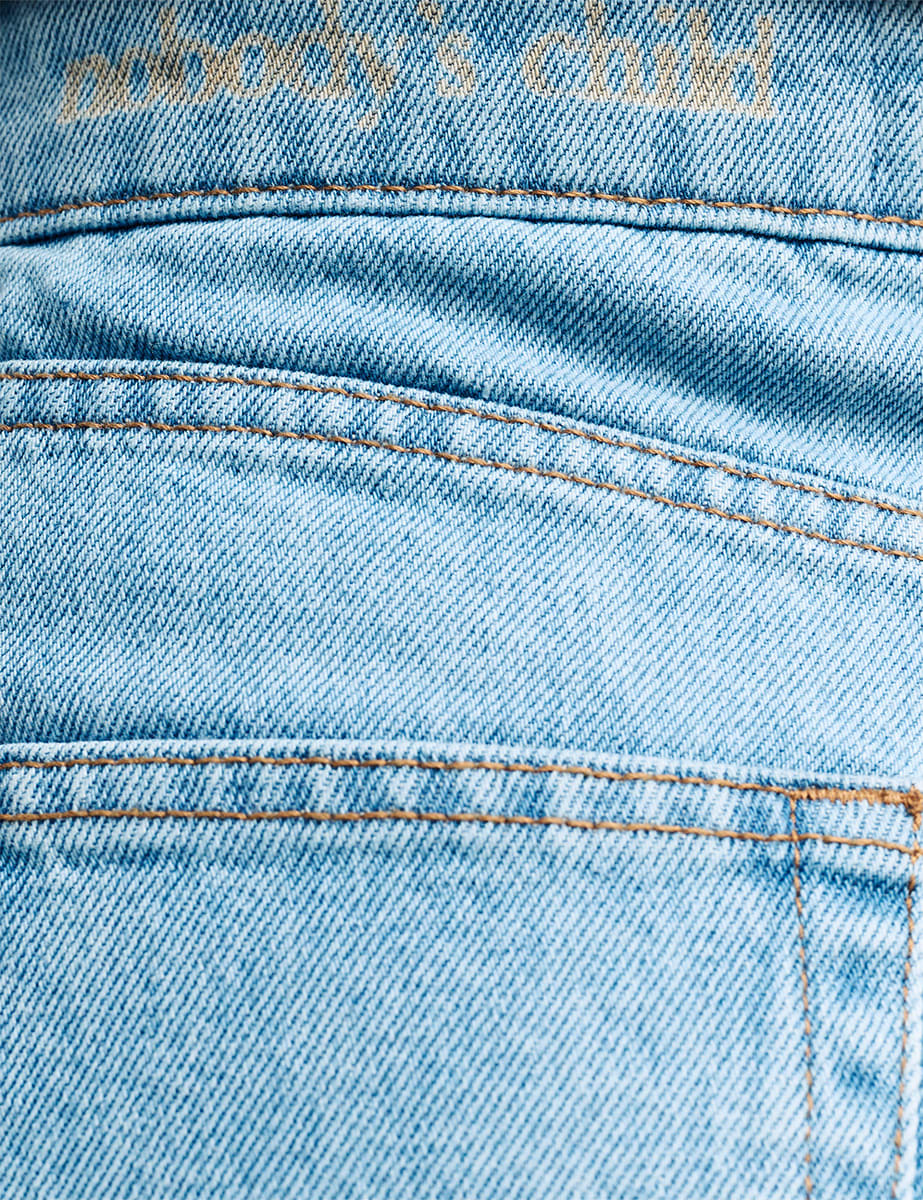 Blue Denim Wide Leg shorts