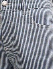 Blue & White Stripe Short