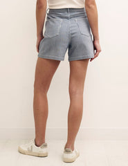 Blue & White Stripe Short