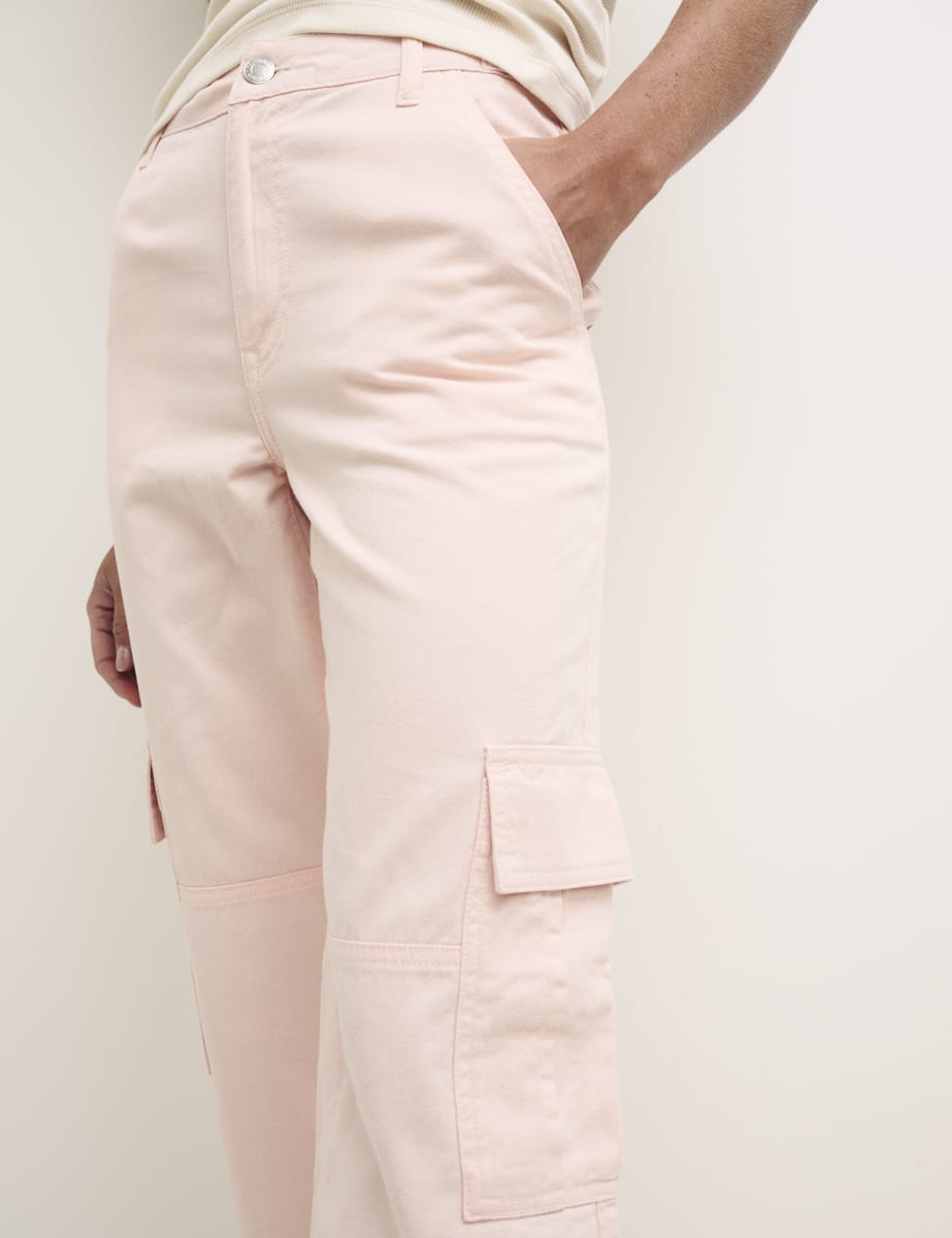 Pink Pansy Utility Pant