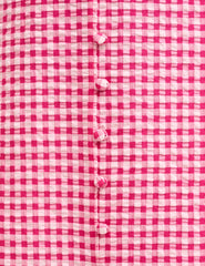 Pink Gingham Sadie Midi Skirt