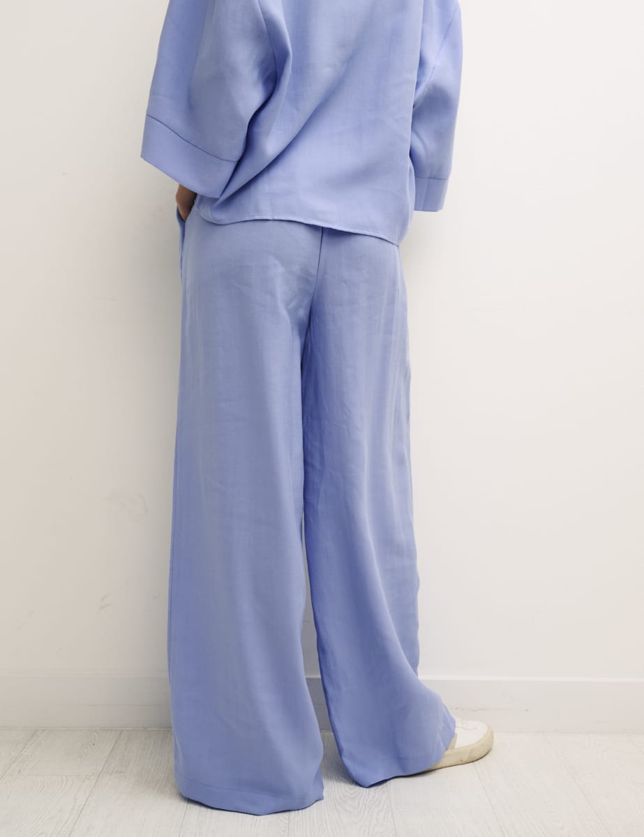 Lilac Wide Leg Trousers