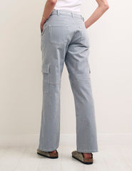 Striped Cargo Utility Jean