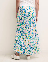 Scattered Spot print Mila Satin Slip Skirt