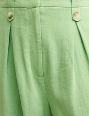 Green Tailored Shorts