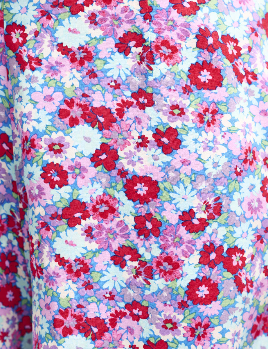 Pink and Blue Floral Flint Shorts