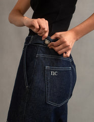 Dark Denim Cargo Jeans