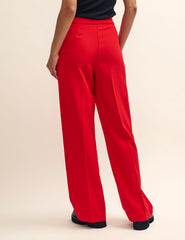 Fearne Cotton Red Tailored Straight Leg Trousers