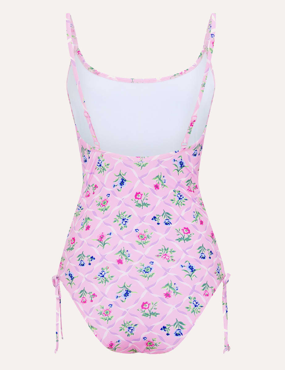 Purple Floral Lindsey Swimsuit