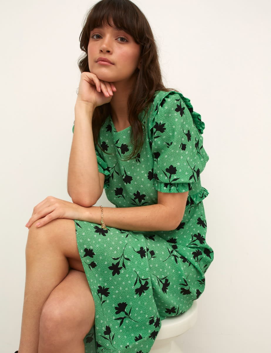 Lilian Floral Felicia Midi Dress