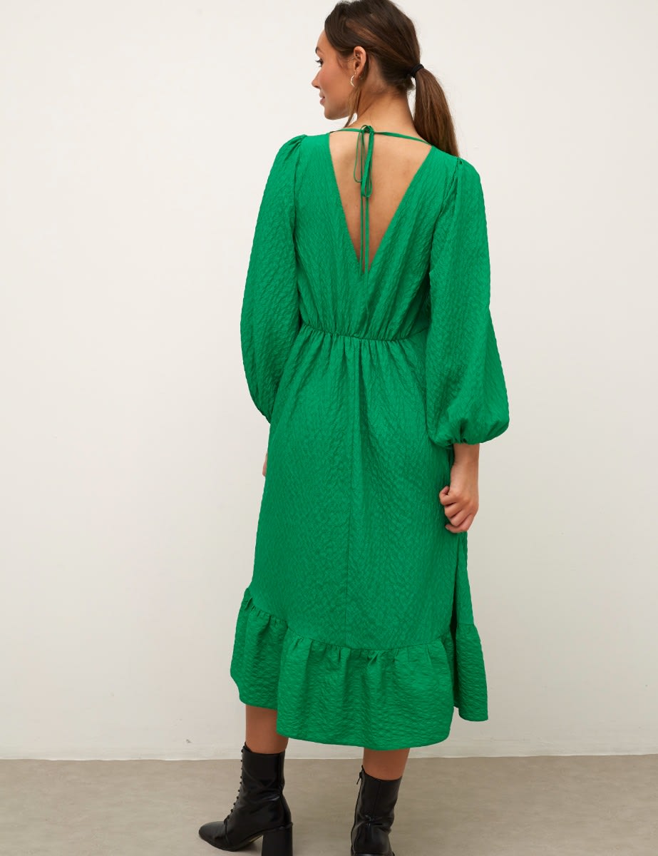 Green Ammie Midi Dress