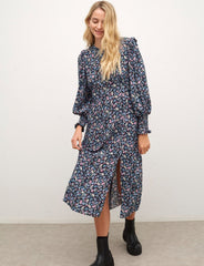 Multi Floral Ariana Midi Dress