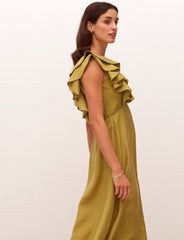 Green Coco Midi Dress