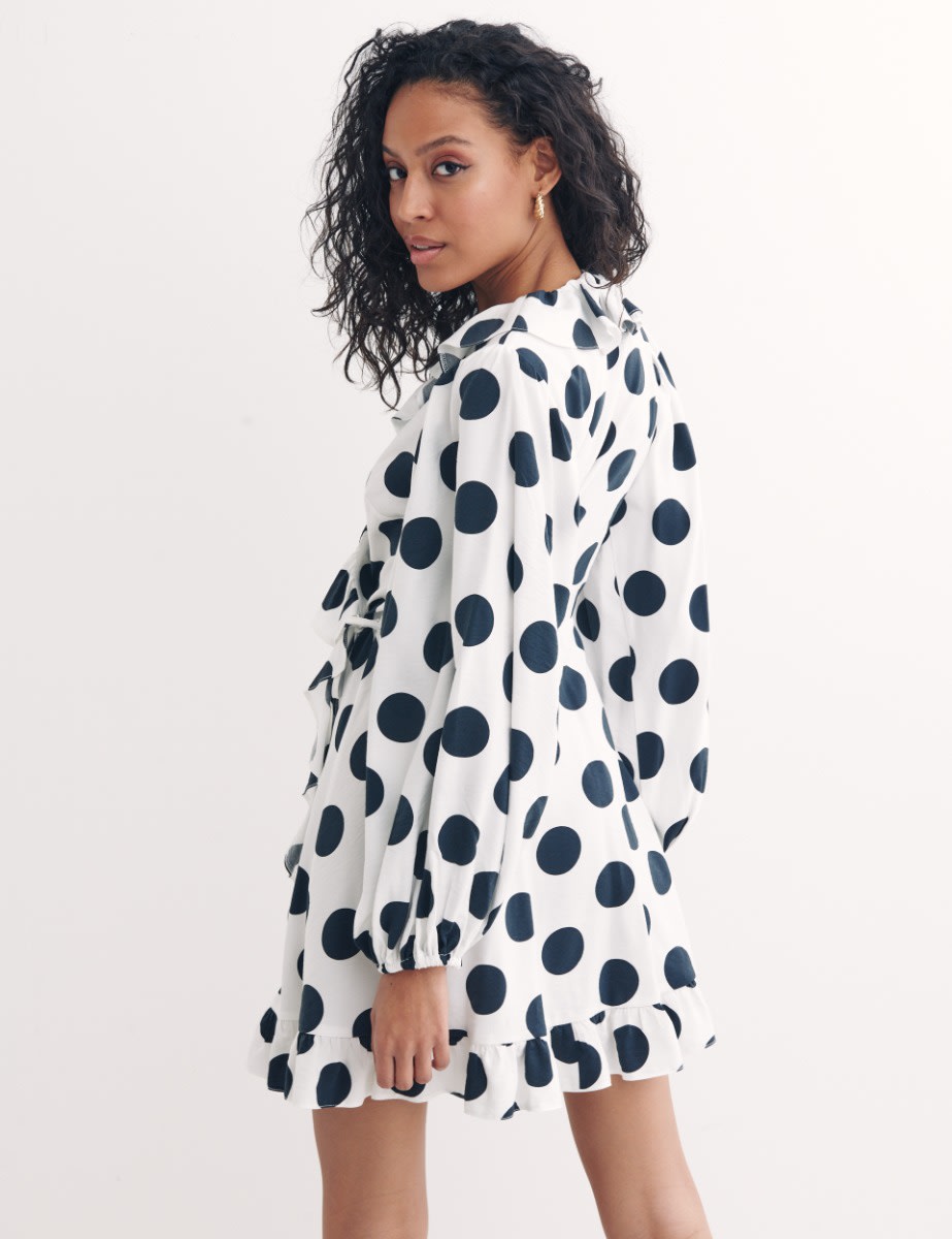 White Spot Jolene Mini Dress