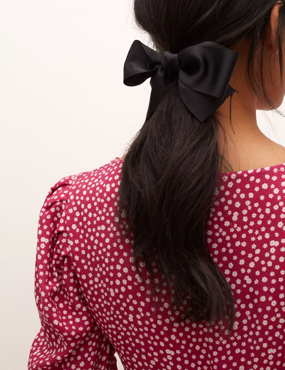 Pink Ditsy Floral Rosie Midi Dress