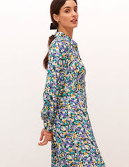 Multi Ditsy Floral Tatianna Midi Dress