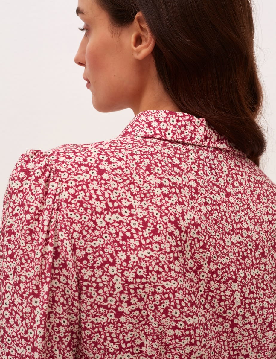 Pink Ditsy Floral Tessie Mini Dress