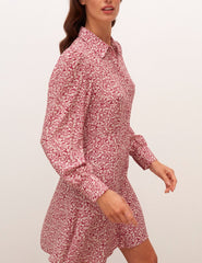 Pink Ditsy Floral Tessie Mini Dress