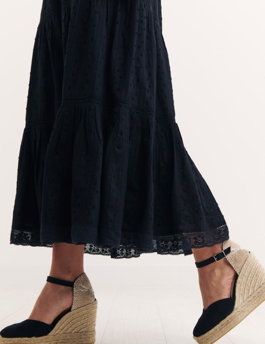 Black Sylvia Midaxi Dress