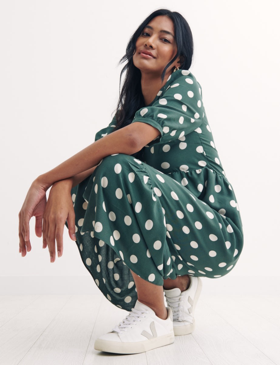 Green Spot Rachel Midi Dress