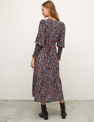 Floral Cara Midi Dress