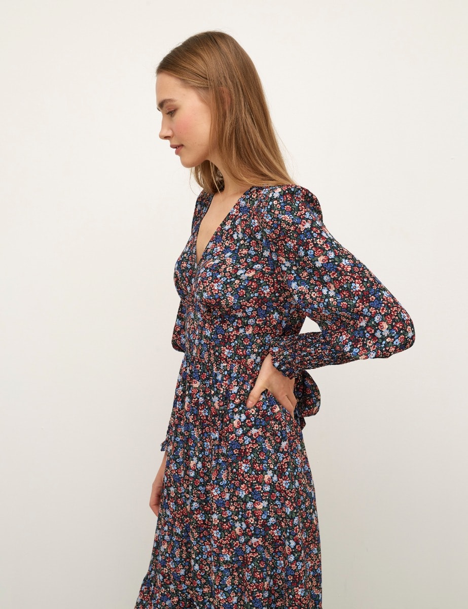 Floral Cara Midi Dress
